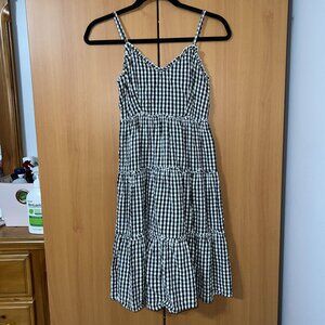 Gingham Midi Dress